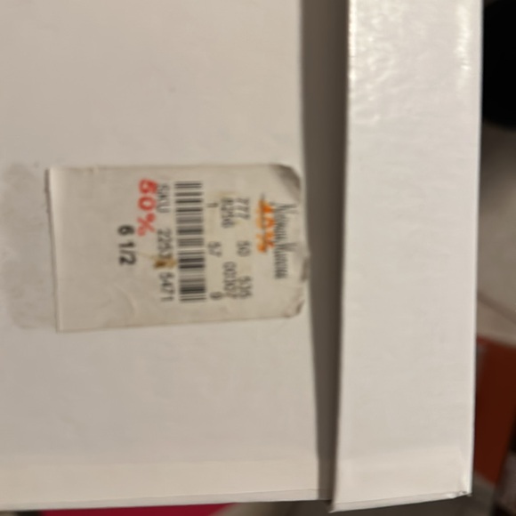 Black patent and black leather cage, design stilettos size 6 1/2 M by LAMB - Picture 3 of 9